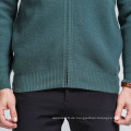 Großverkauf-Männer Strickjacke-Strickjacke, Reißverschlüsse Emeral grüne Strickjacke von China Bester Lieferant